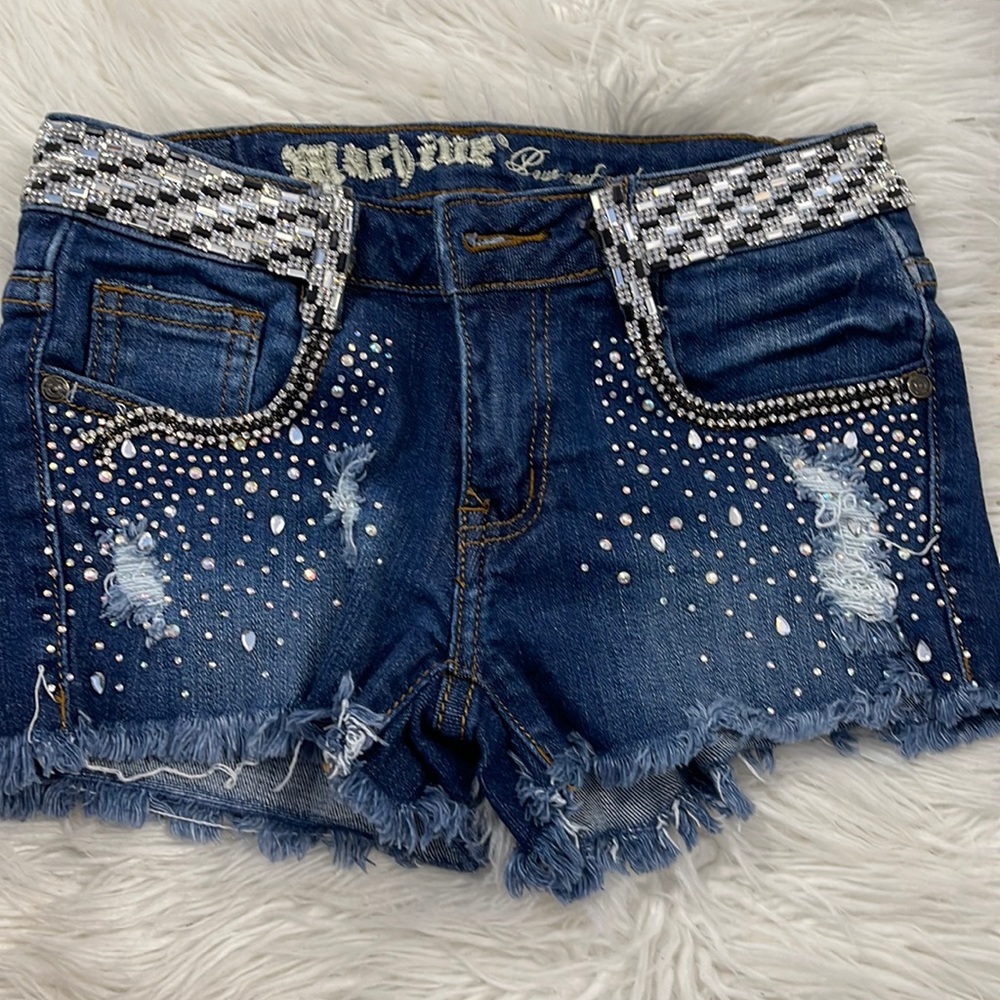 Brand: Machine Color: Blue with diamonds Size : S- 0